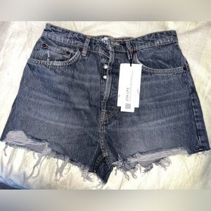 Zara High rise Jean Shorts